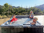Hot tub for the Aspen Ridge Villa.