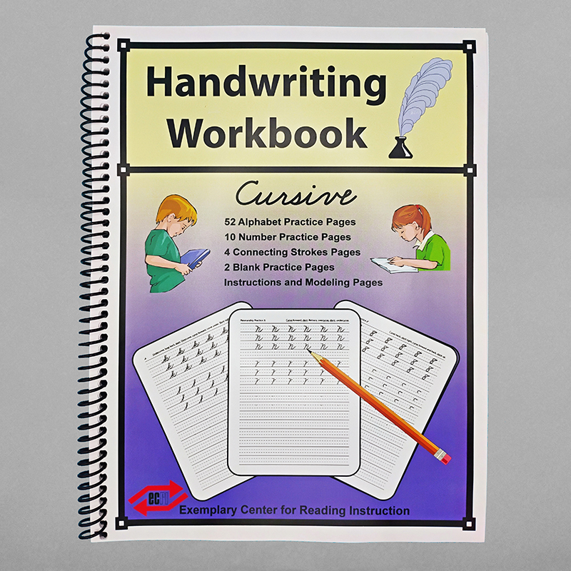 Front cover of Cursive Handwriting Workbook
