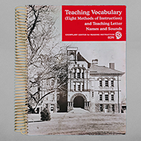 Front cover of Teaching Vocabulary (Eight Methods) and Teaching Letter Names and Sounds